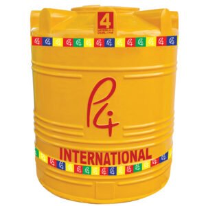 P4 International Golden yellow water tank