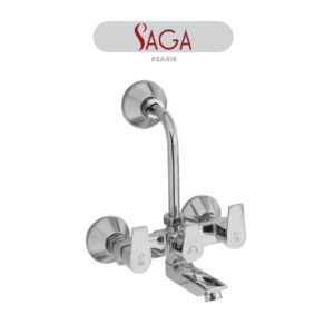 P4® SAGA 3 IN 1 WALL MIXER WITH L BEND #SA416
